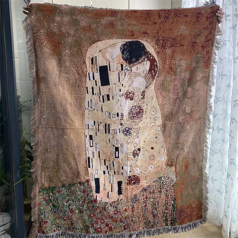 Tapiserie vintage în stil pictură în ulei, pentru perete sau canapea